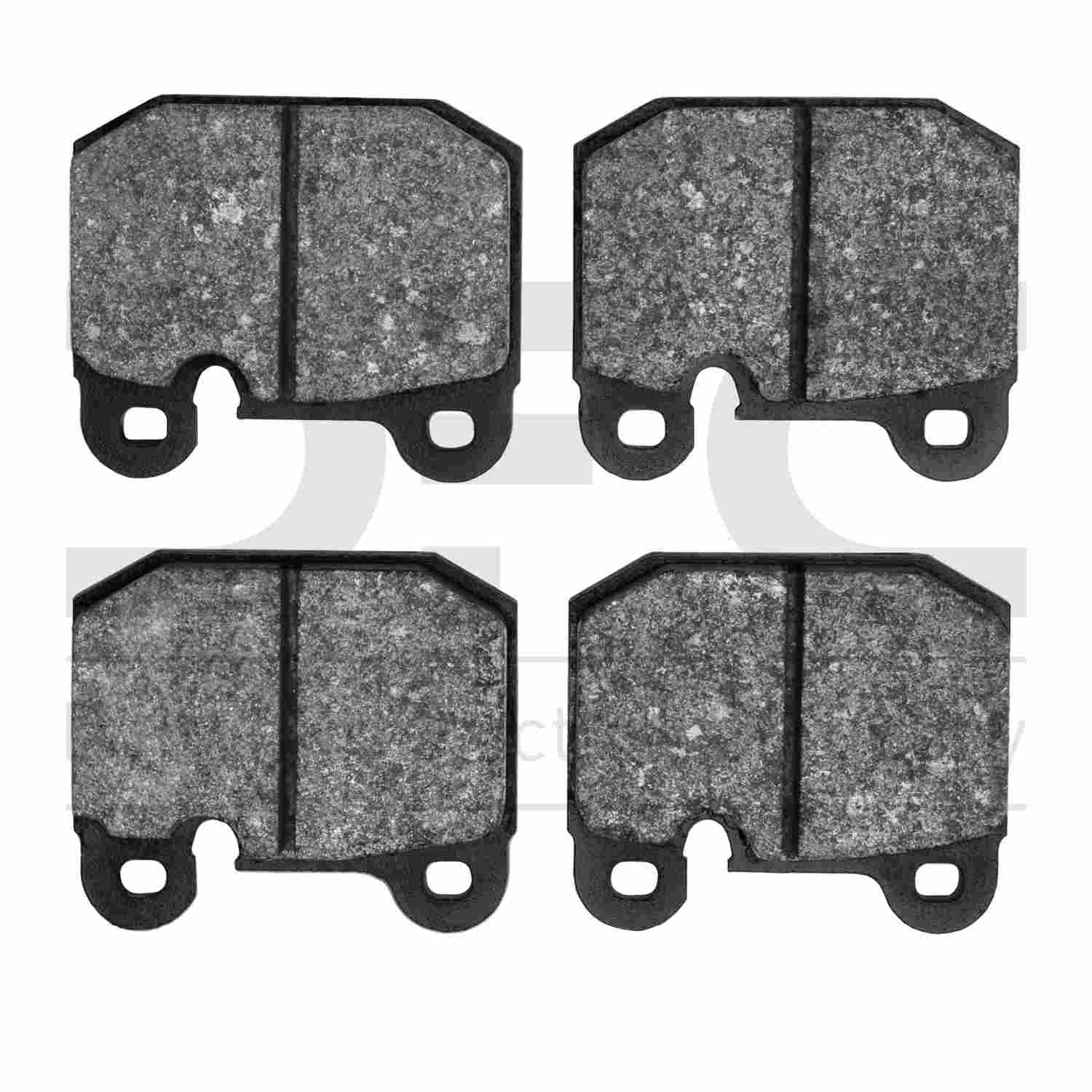 Dynamic Friction Company Disc Brake Pad Set  top view frsport 1115-0174-00