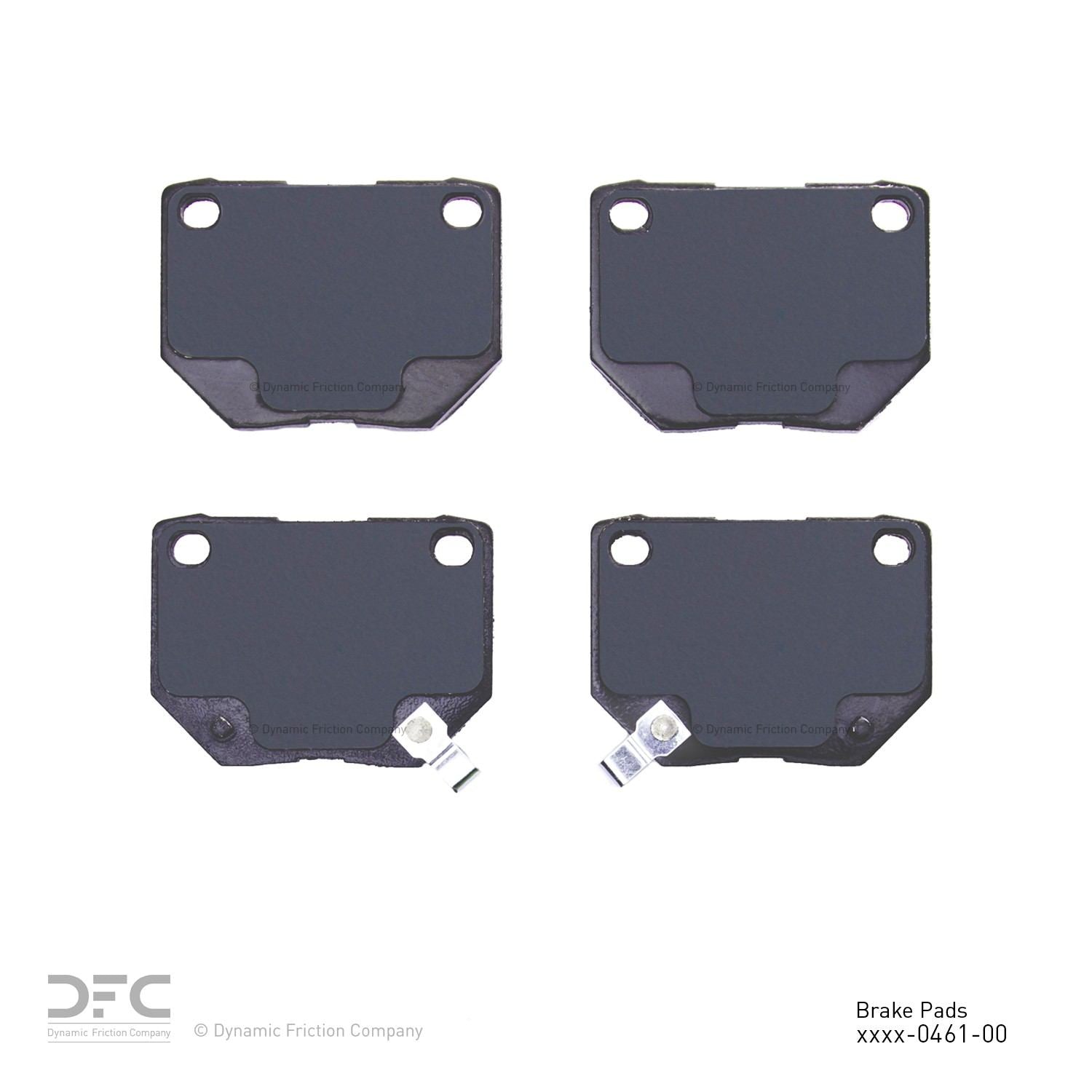 dynamic friction company disc brake pad set  frsport 1115-0461-00