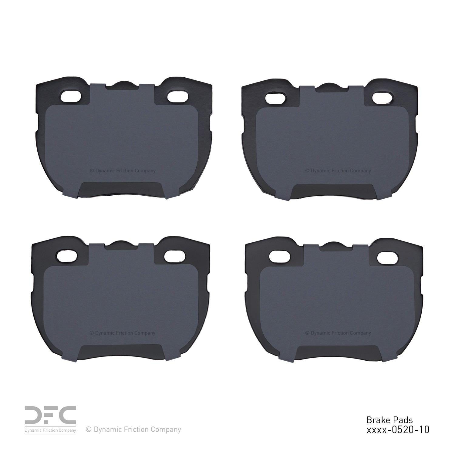 dynamic friction company disc brake pad set  frsport 1115-0520-10