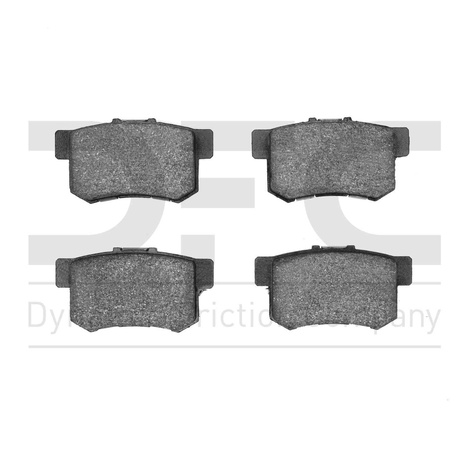 Dynamic Friction Company Disc Brake Pad Set  top view frsport 1115-0537-00