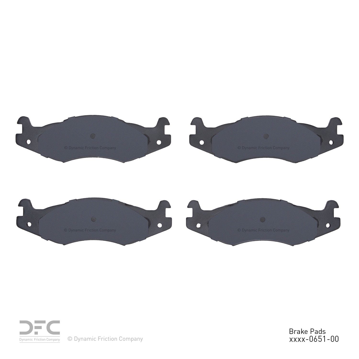 dynamic friction company disc brake pad set  frsport 1115-0651-00