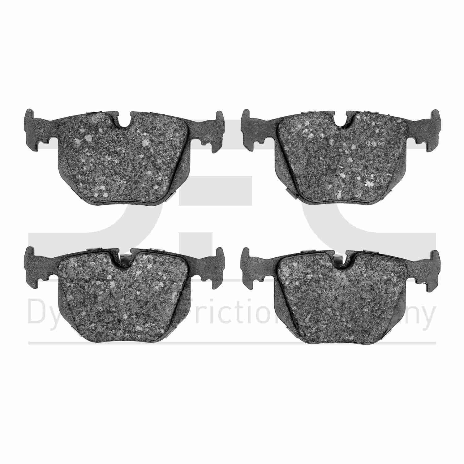 Dynamic Friction Company Disc Brake Pad Set  top view frsport 1115-0683-00