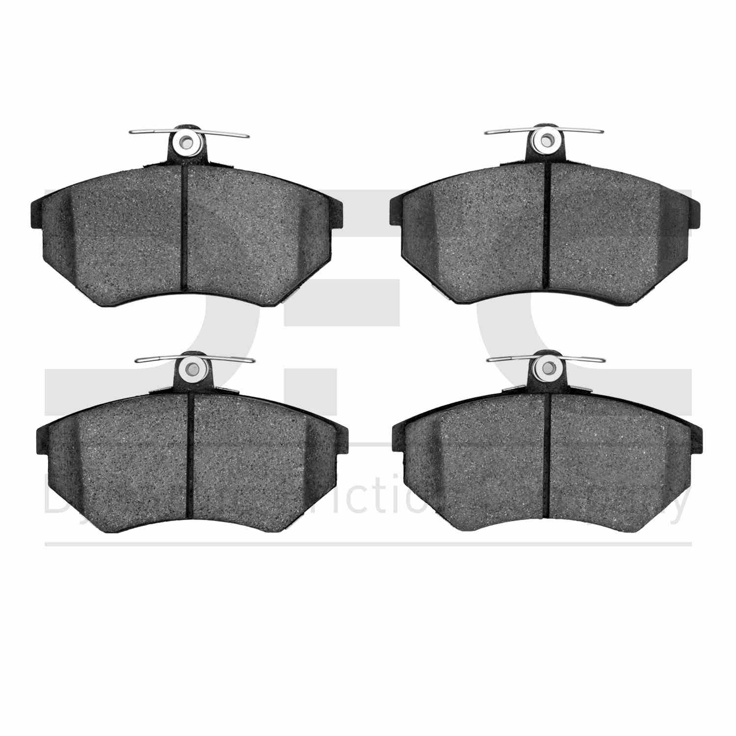 Dynamic Friction Company Disc Brake Pad Set  top view frsport 1115-0696-00