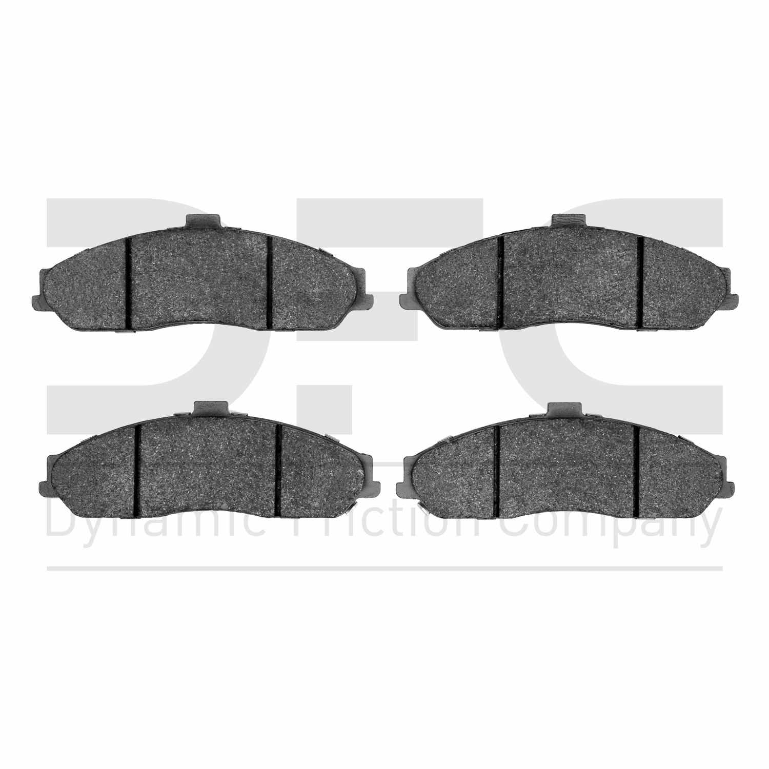 Dynamic Friction Company Disc Brake Pad Set  top view frsport 1115-0731-00