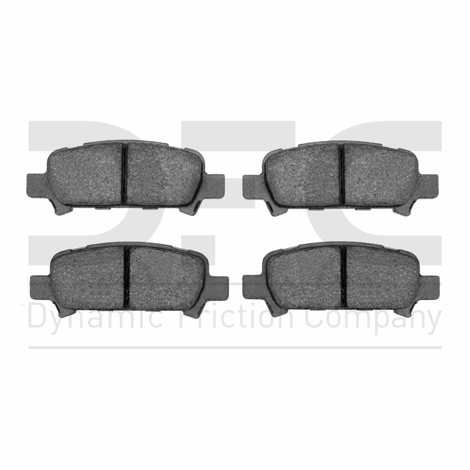 Dynamic Friction Company Disc Brake Pad Set  top view frsport 1115-0770-00