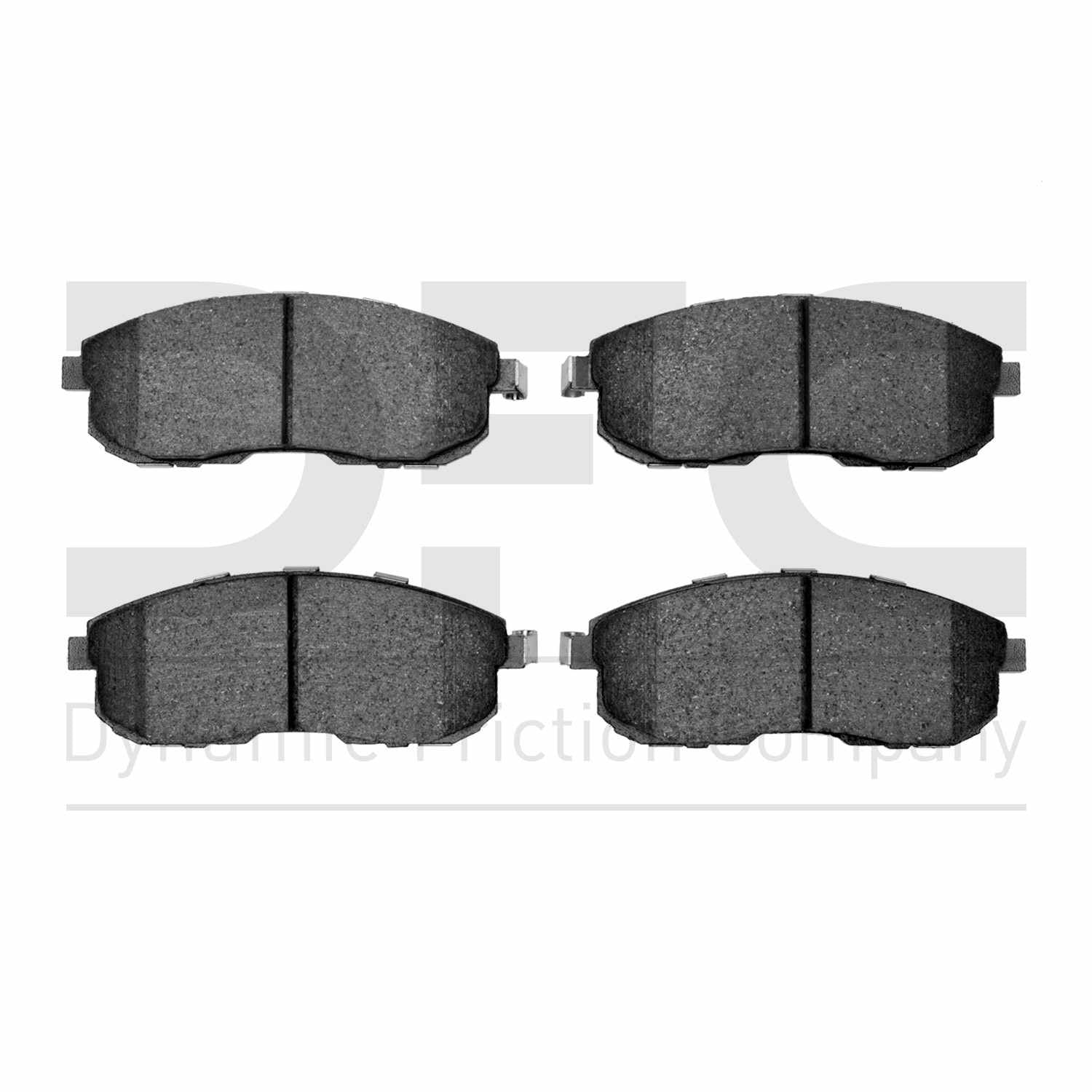 Dynamic Friction Company Disc Brake Pad Set  top view frsport 1115-0815-00