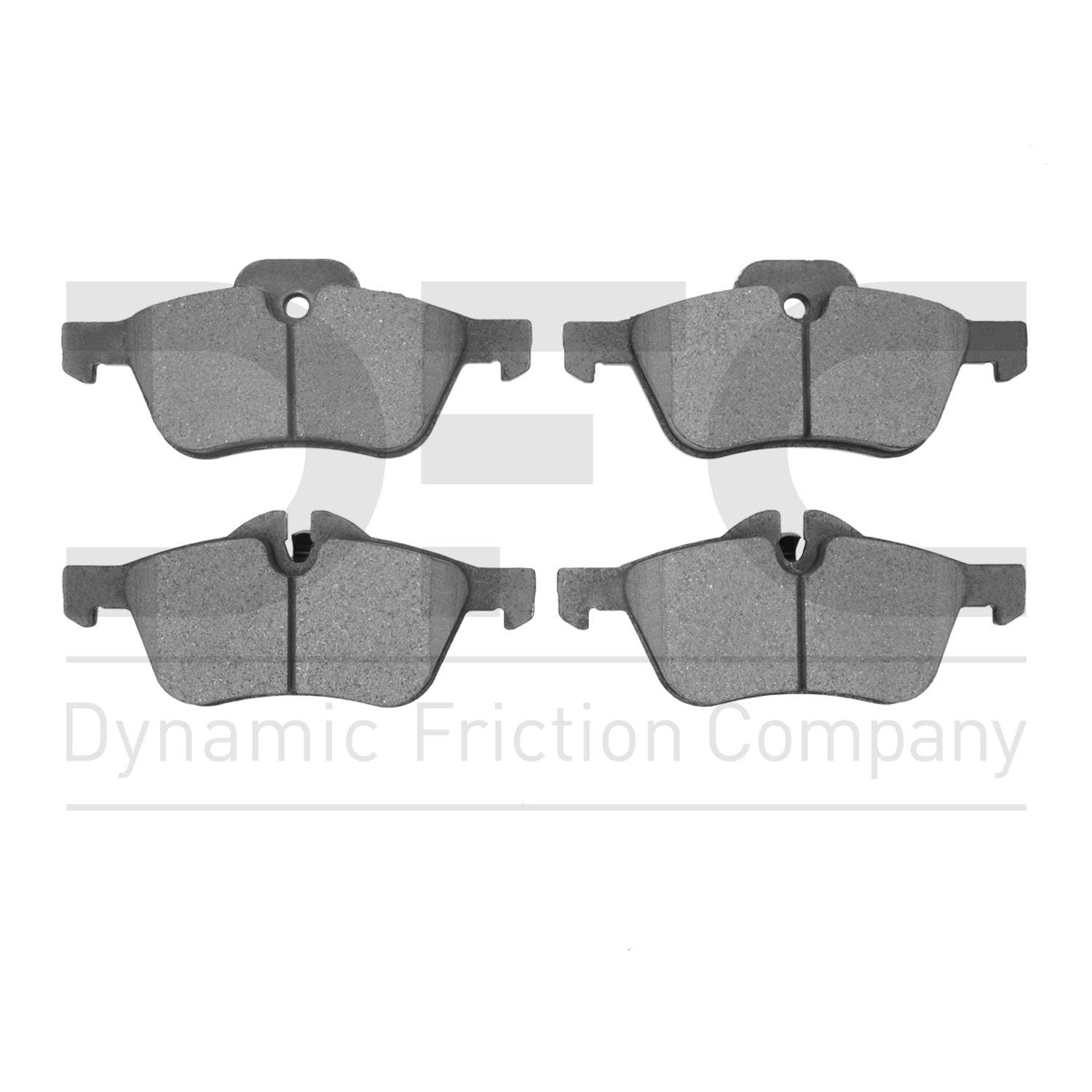 Dynamic Friction Company Disc Brake Pad Set  top view frsport 1115-0939-00