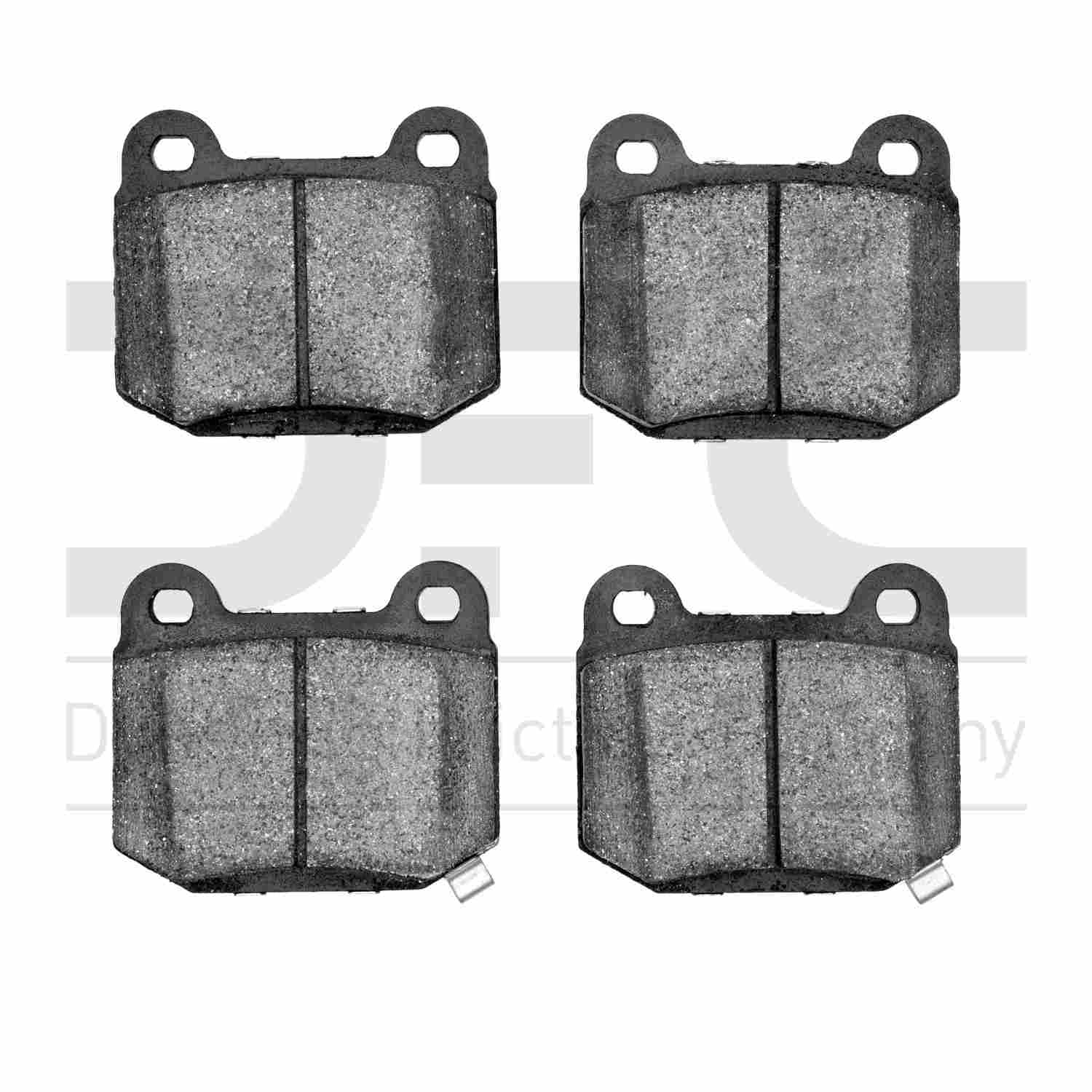 Dynamic Friction Company Disc Brake Pad Set  top view frsport 1115-0961-00