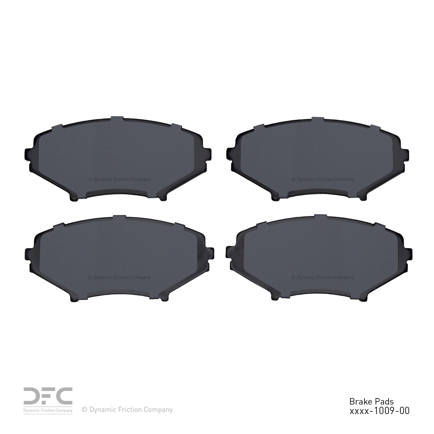 dynamic friction company disc brake pad set  frsport 1115-1009-00