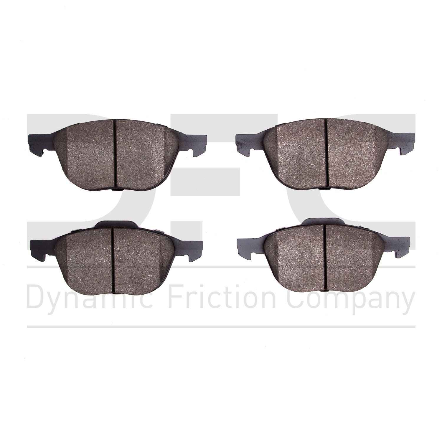 Dynamic Friction Company Disc Brake Pad Set  top view frsport 1115-1044-00