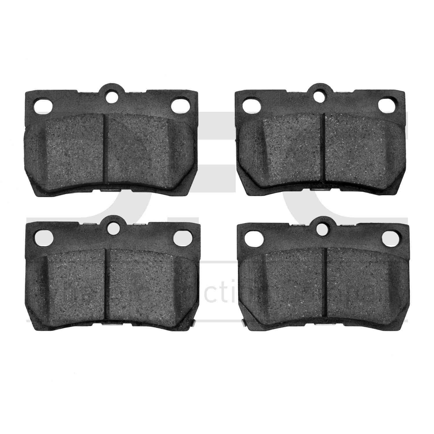 Dynamic Friction Company Disc Brake Pad Set  top view frsport 1115-1113-00