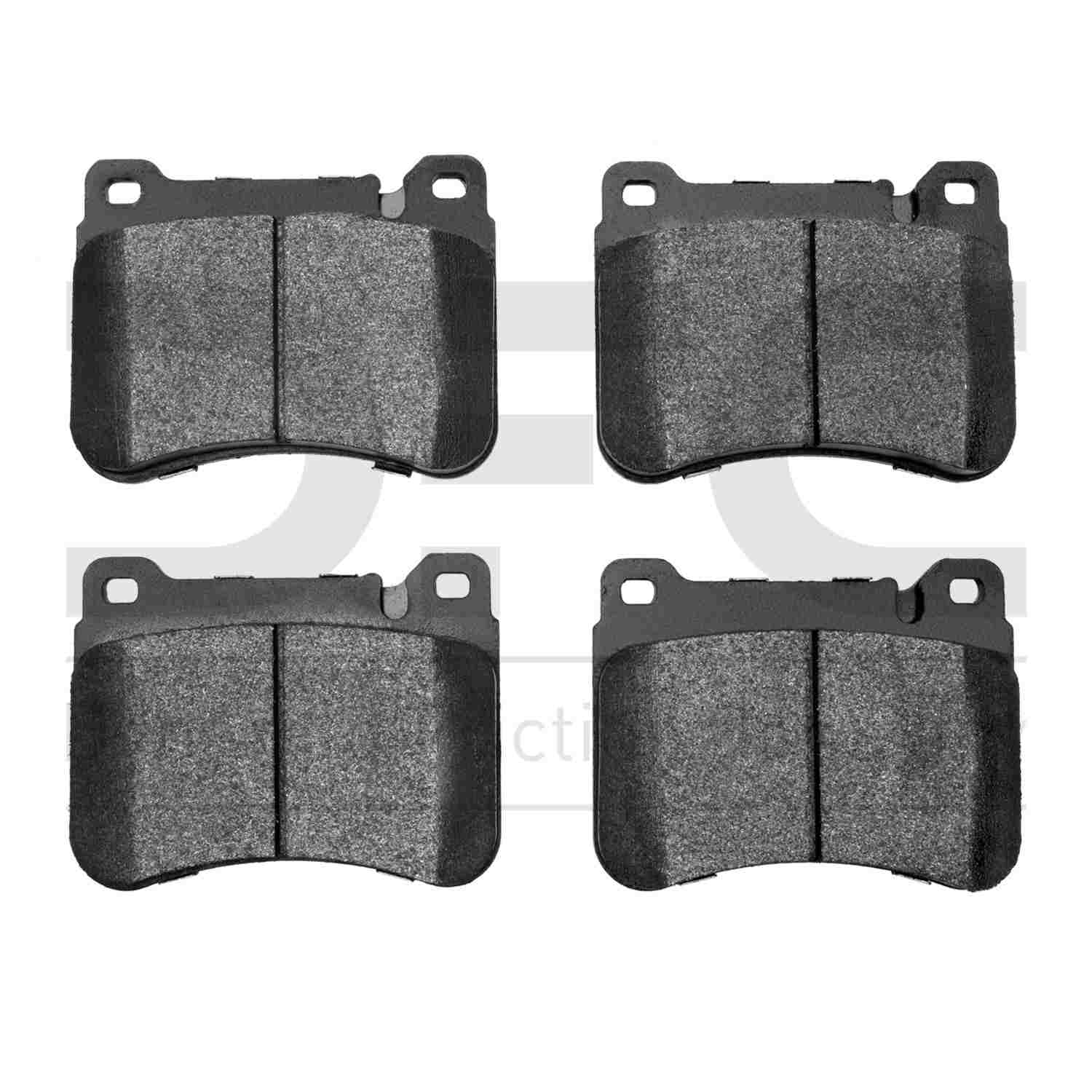 Dynamic Friction Company Disc Brake Pad Set  top view frsport 1115-1121-00