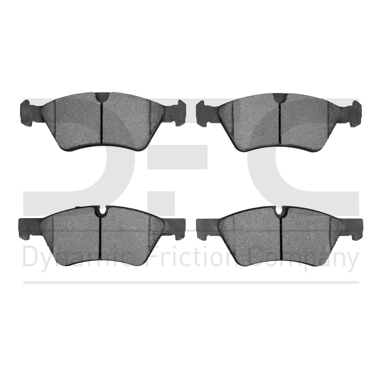 Dynamic Friction Company Disc Brake Pad Set  top view frsport 1115-1123-00