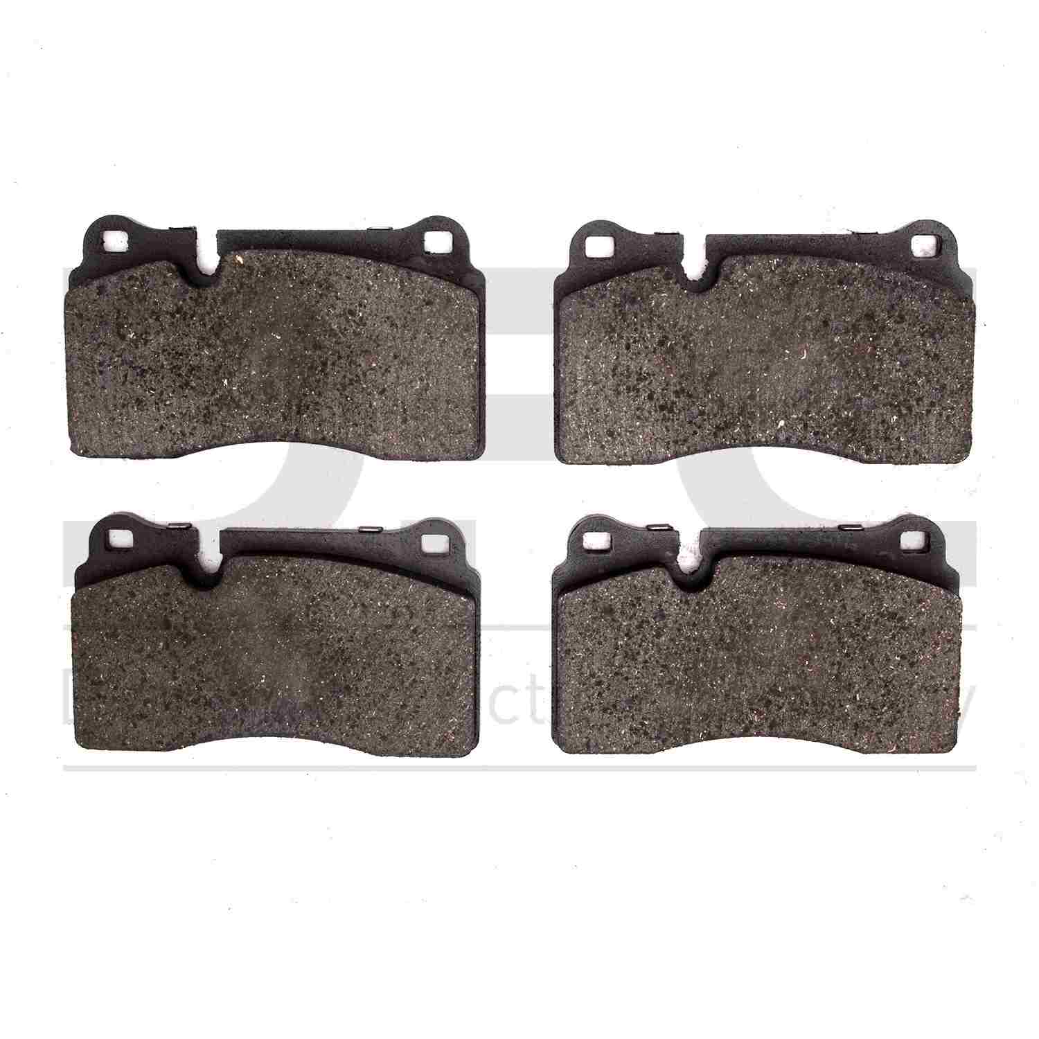 Dynamic Friction Company Disc Brake Pad Set  top view frsport 1115-1165-00