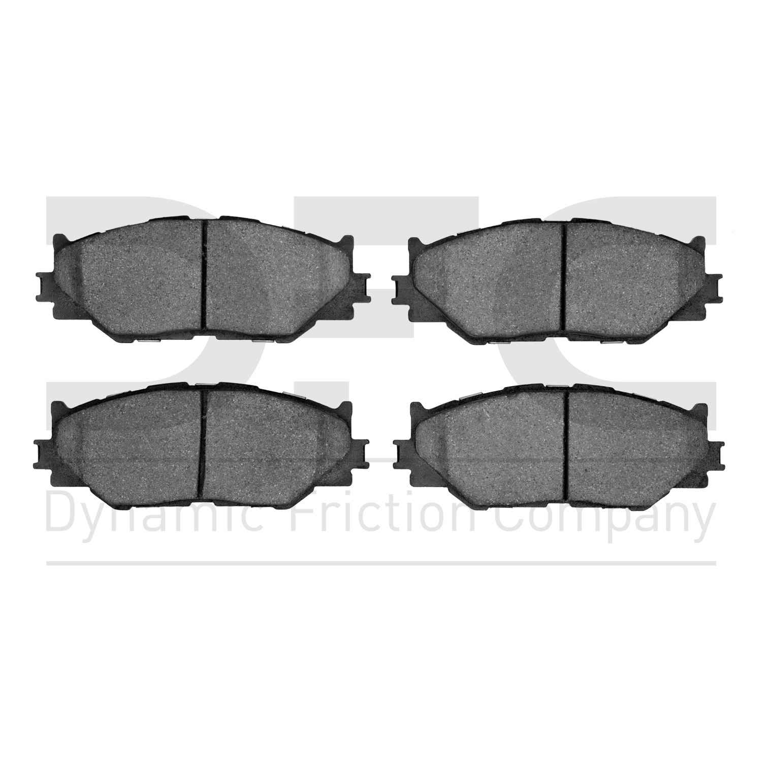 Dynamic Friction Company Disc Brake Pad Set  top view frsport 1115-1178-00