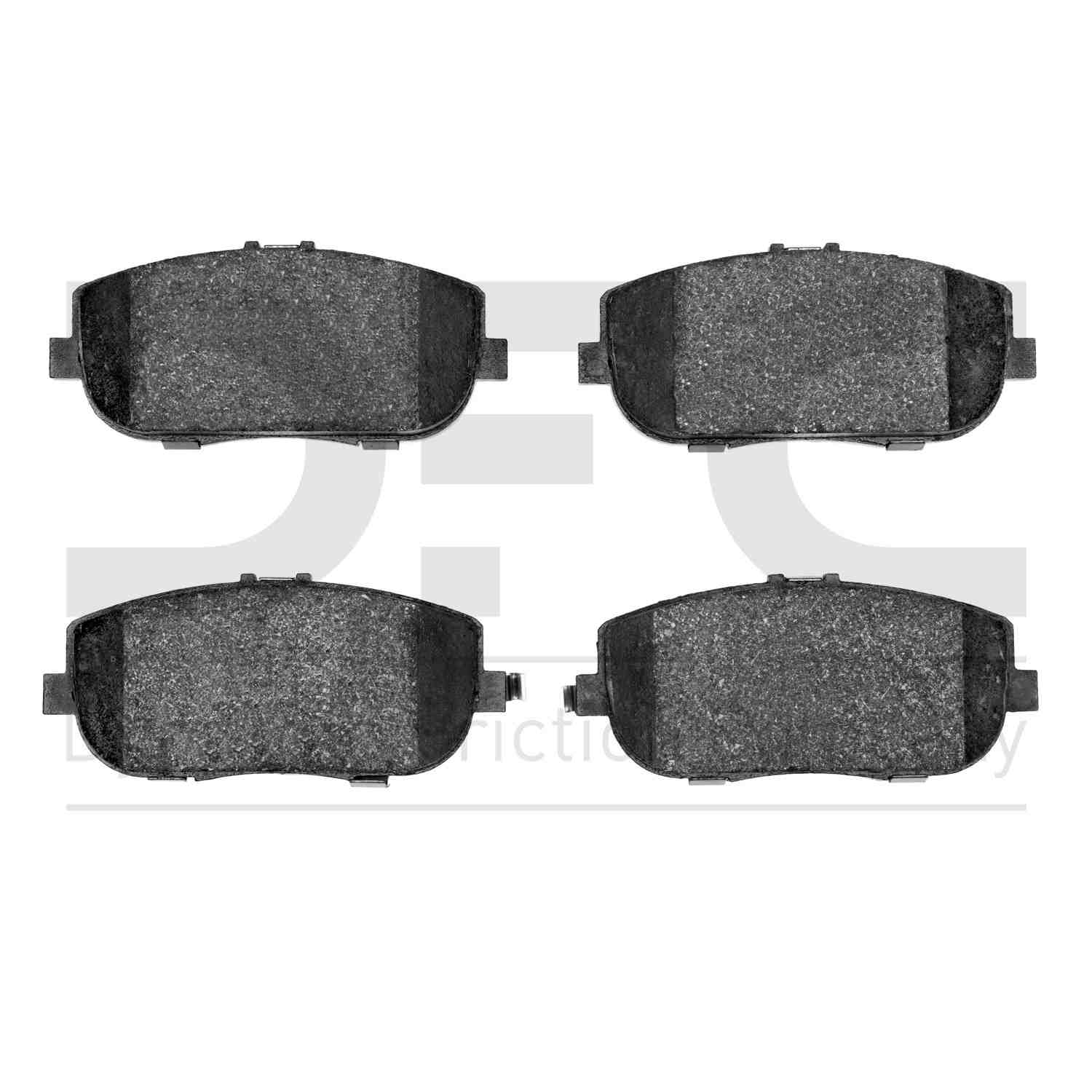 Dynamic Friction Company Disc Brake Pad Set  top view frsport 1115-1180-00