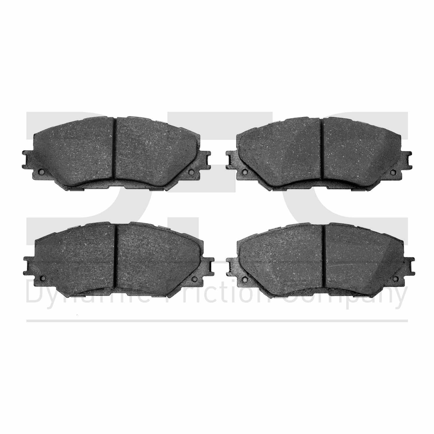 Dynamic Friction Company Disc Brake Pad Set  top view frsport 1115-1210-00