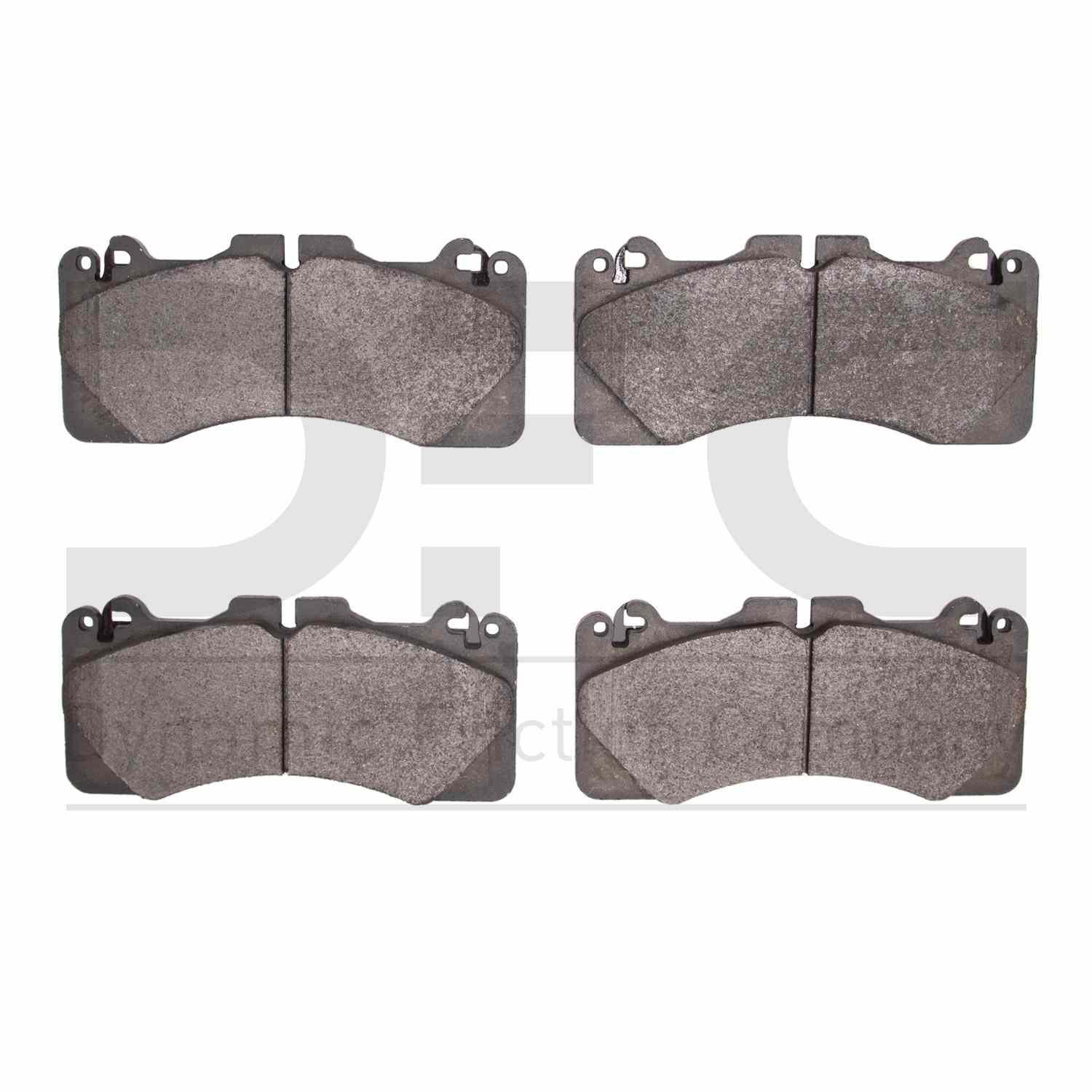 Dynamic Friction Company Disc Brake Pad Set  top view frsport 1115-1440-00