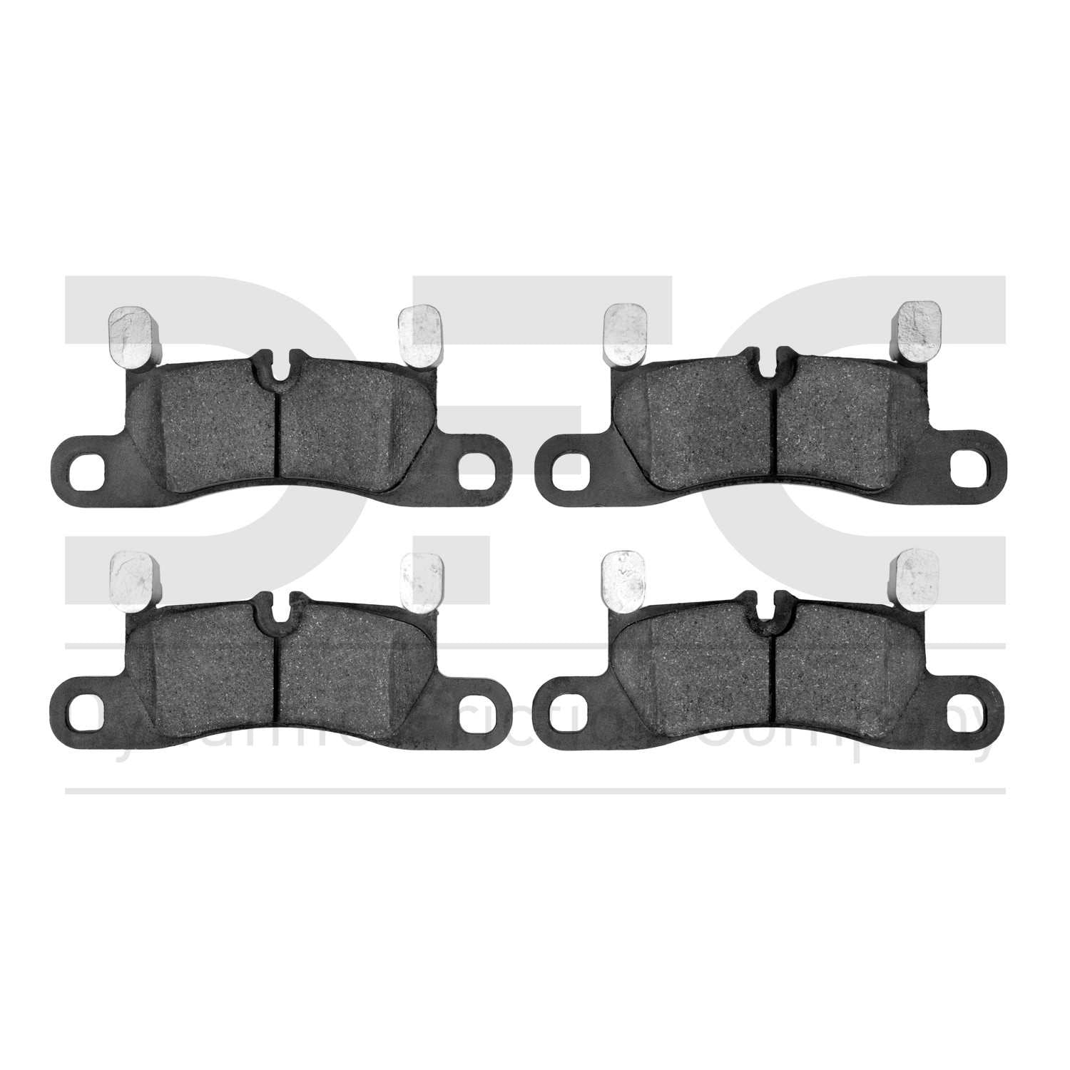 Dynamic Friction Company Disc Brake Pad Set  top view frsport 1115-1453-00