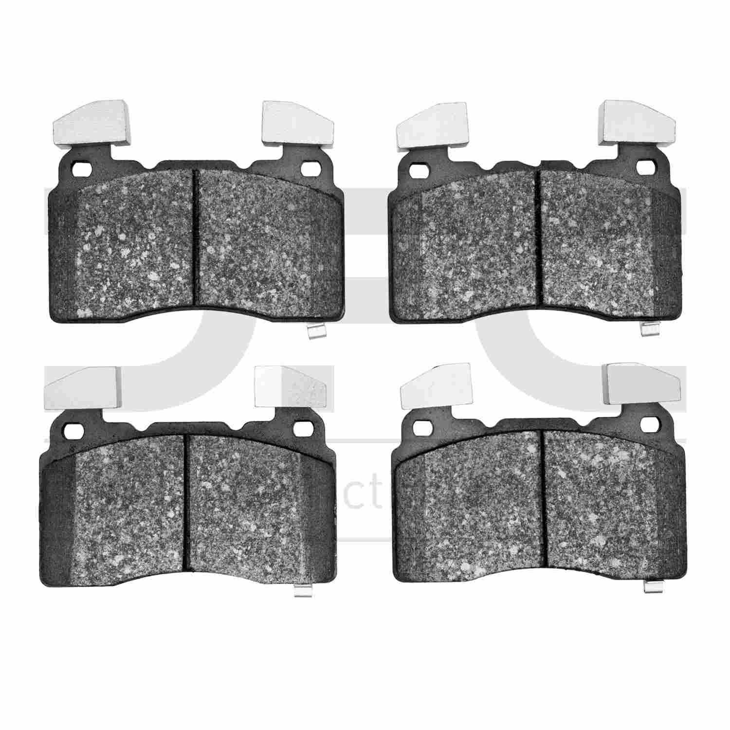 Dynamic Friction Company Disc Brake Pad Set  top view frsport 1115-1474-10