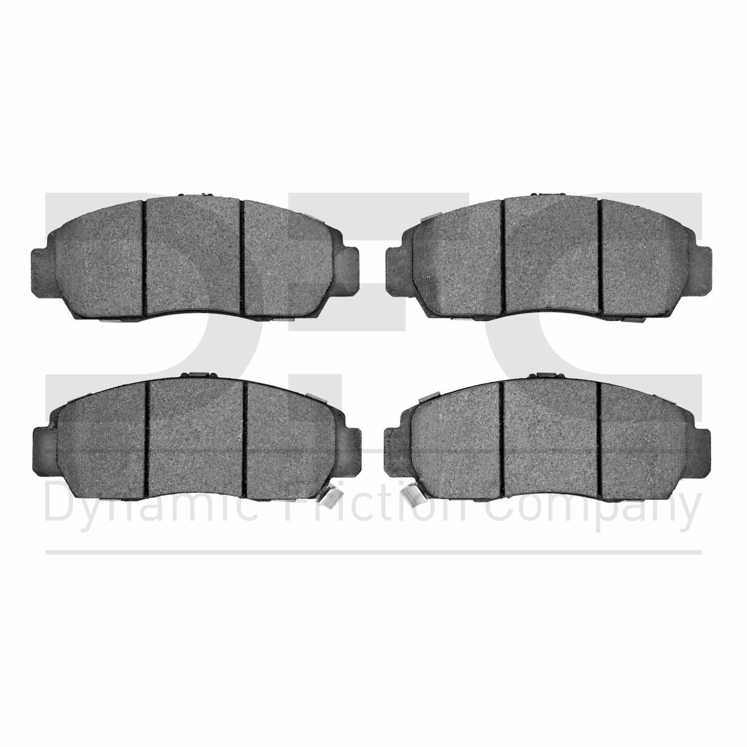 Dynamic Friction Company Disc Brake Pad Set  top view frsport 1115-1506-00