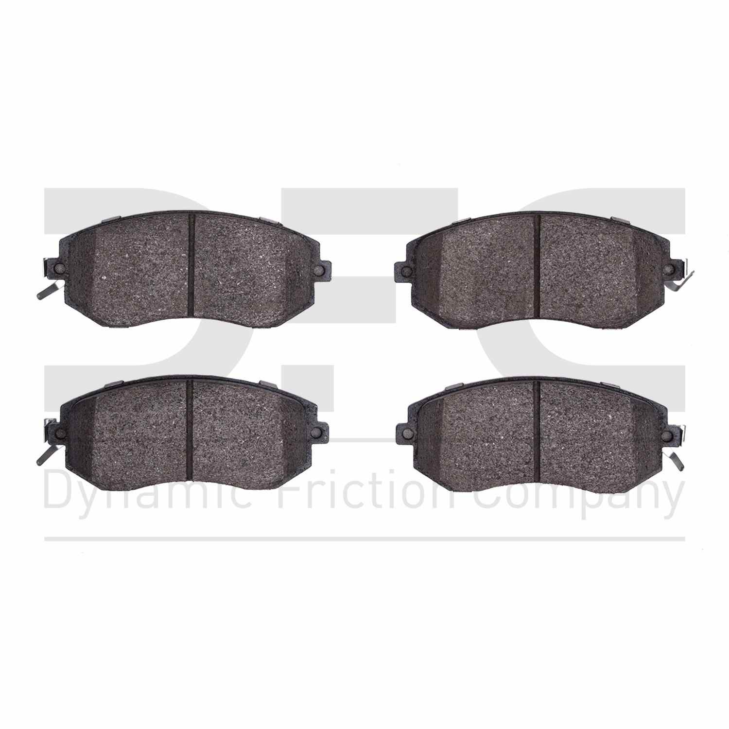 Dynamic Friction Company Disc Brake Pad Set  top view frsport 1115-1539-00