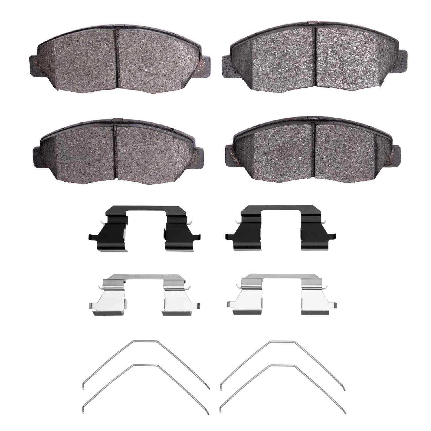 Dynamic Friction Company Disc Brake Pad Set  top view frsport 1115-1578-01