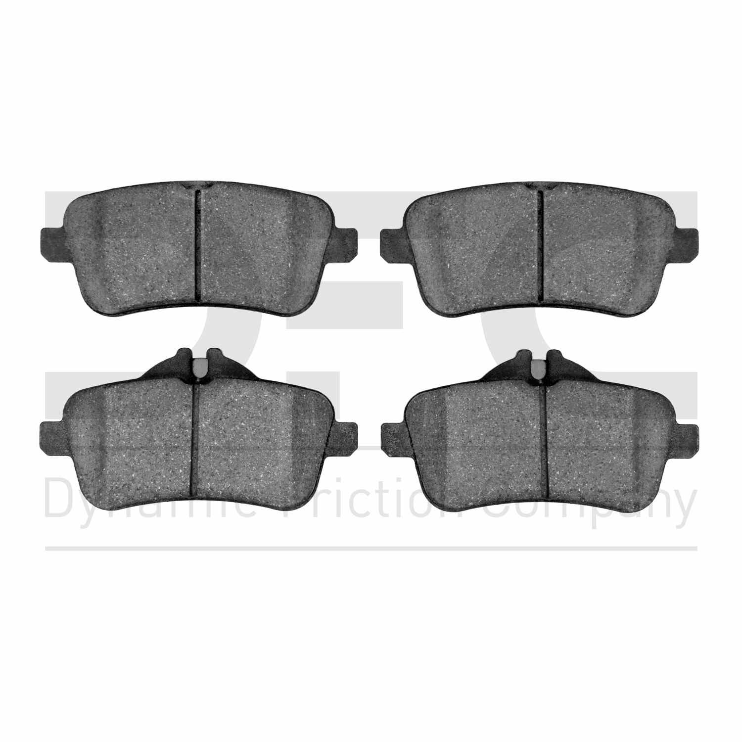 Dynamic Friction Company Disc Brake Pad Set  top view frsport 1115-1630-00