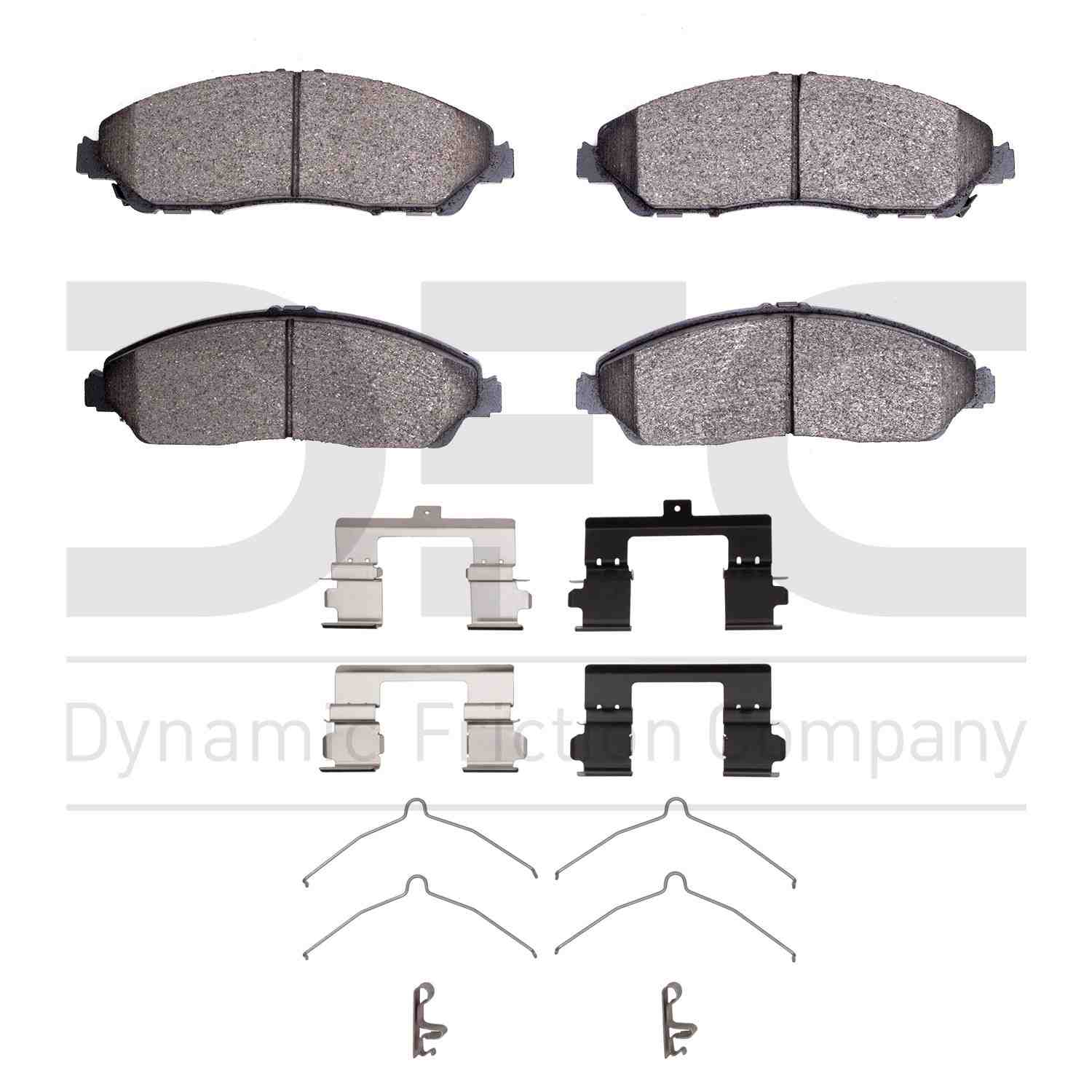 Dynamic Friction Company Disc Brake Pad Set  top view frsport 1115-1723-01