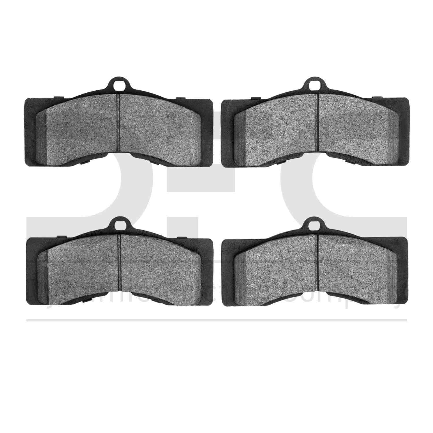 Dynamic Friction Company Disc Brake Pad Set  top view frsport 1214-0008-00