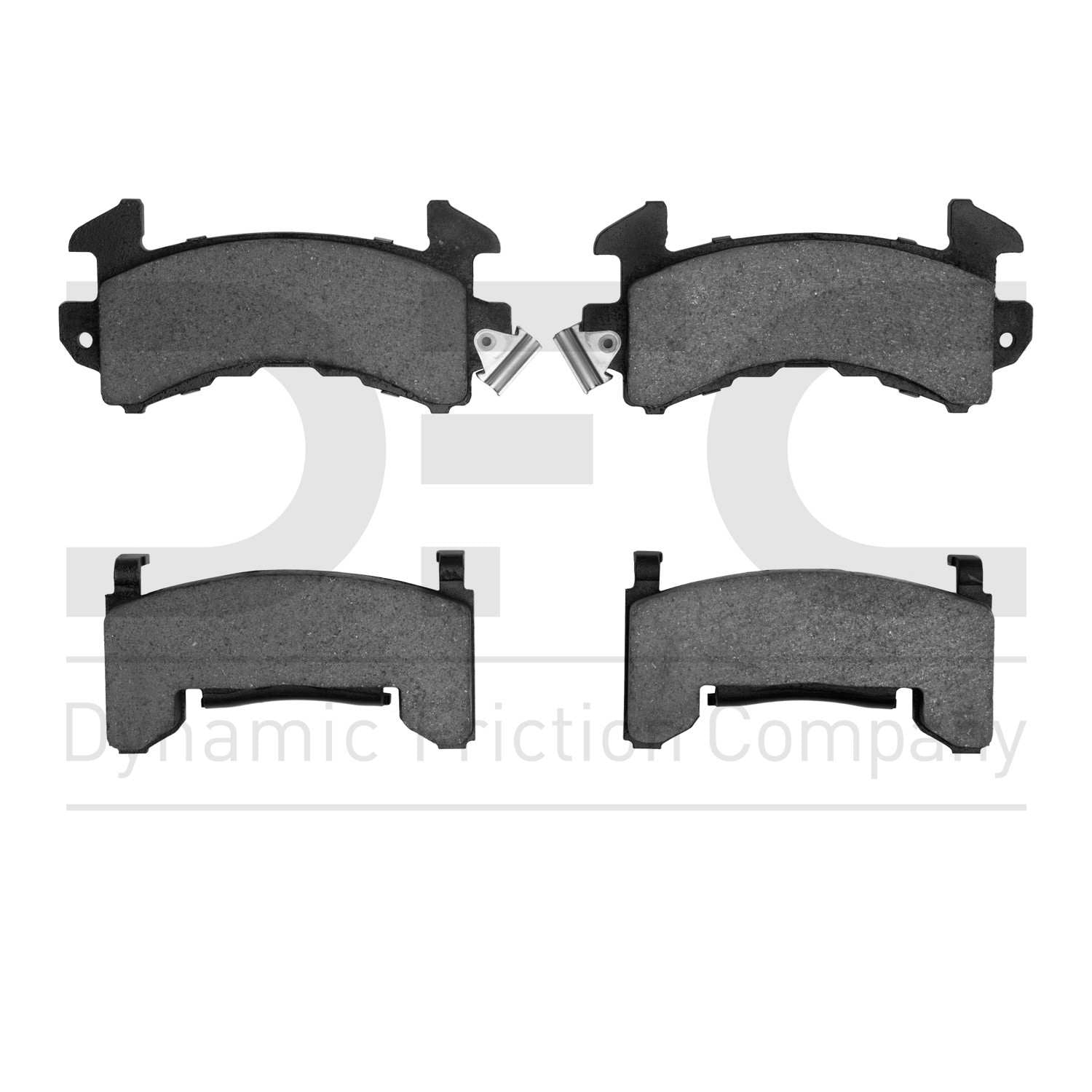 Dynamic Friction Company Disc Brake Pad Set  top view frsport 1214-0154-00