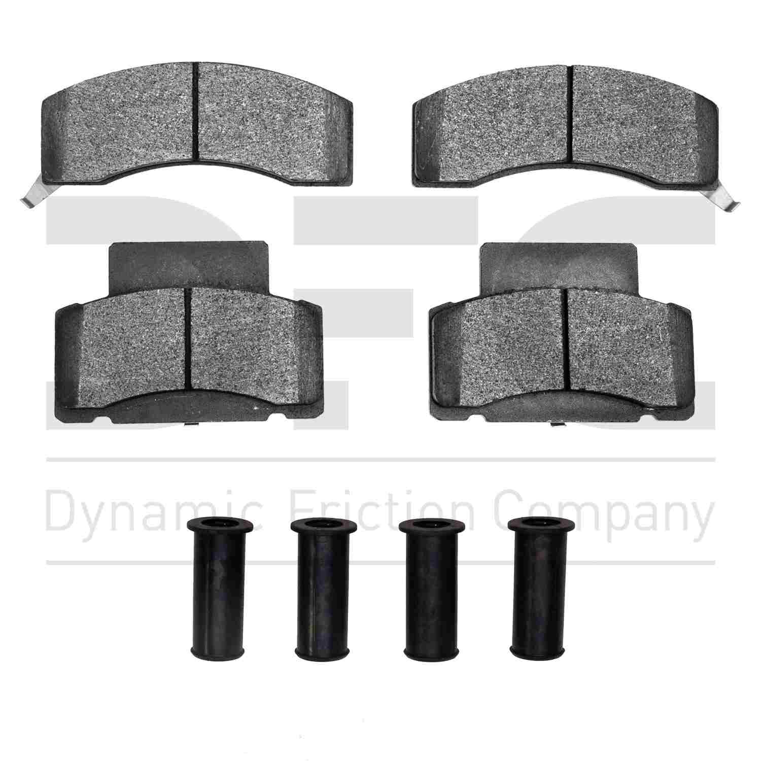 Dynamic Friction Company Disc Brake Pad Set  top view frsport 1214-0459-01