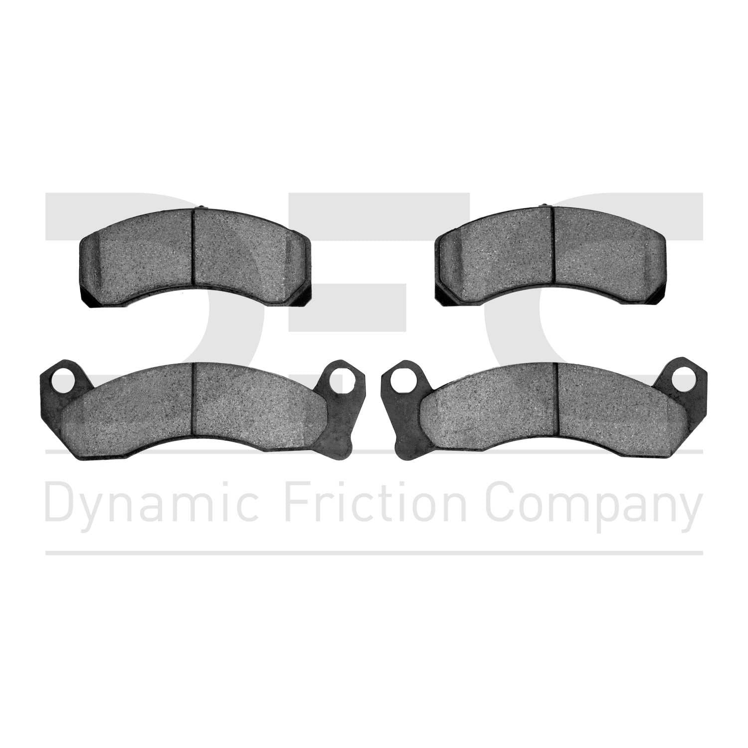 Dynamic Friction Company Disc Brake Pad Set  top view frsport 1214-0499-00