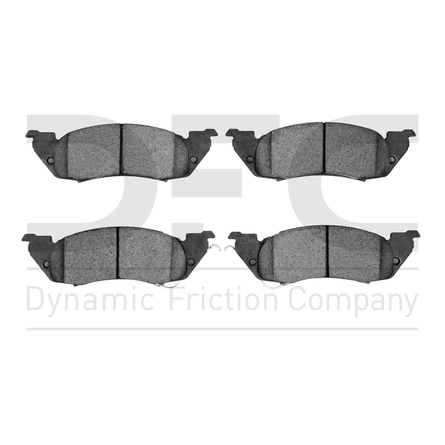 Dynamic Friction Company Disc Brake Pad Set  top view frsport 1214-0529-00