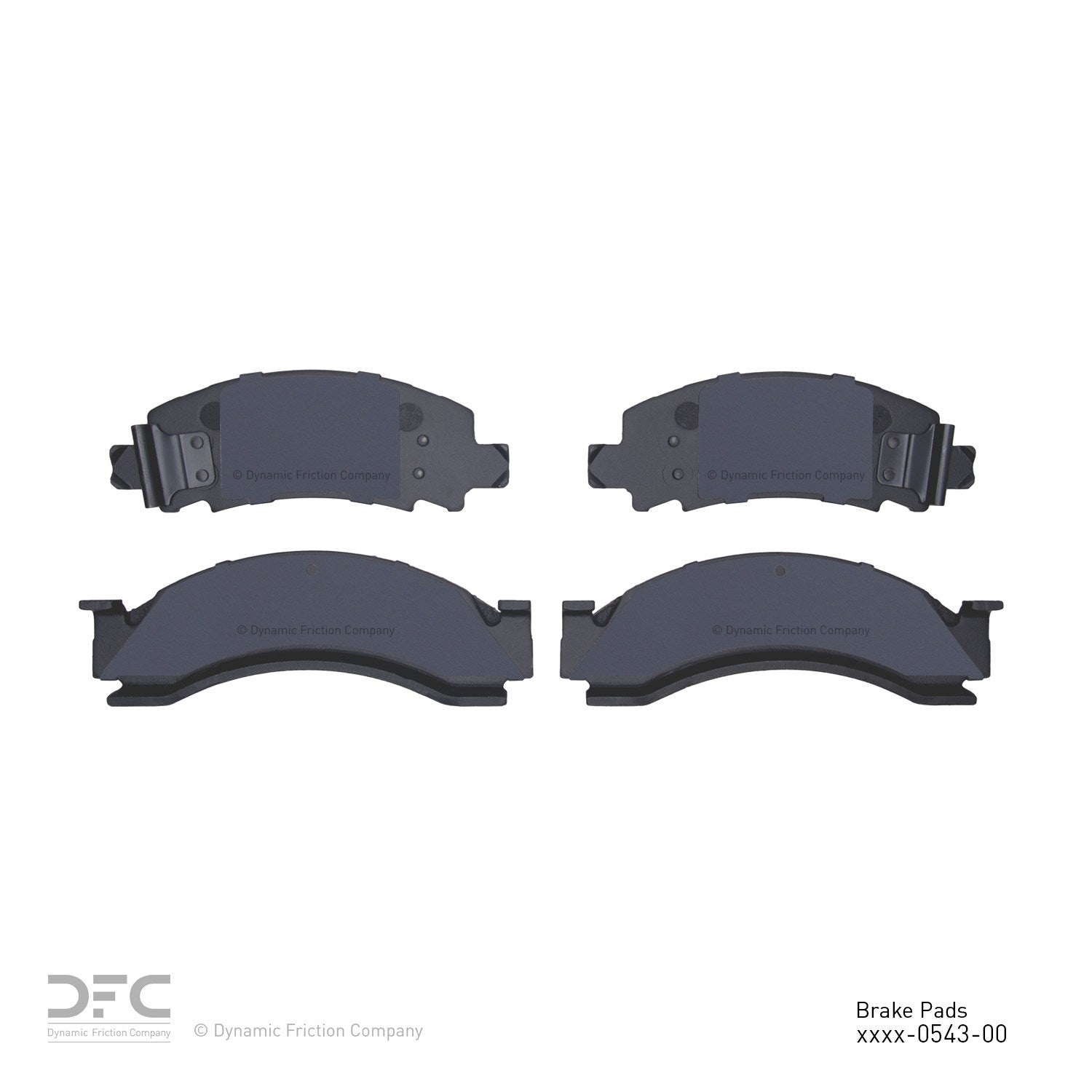 dynamic friction company disc brake pad set  frsport 1214-0543-00