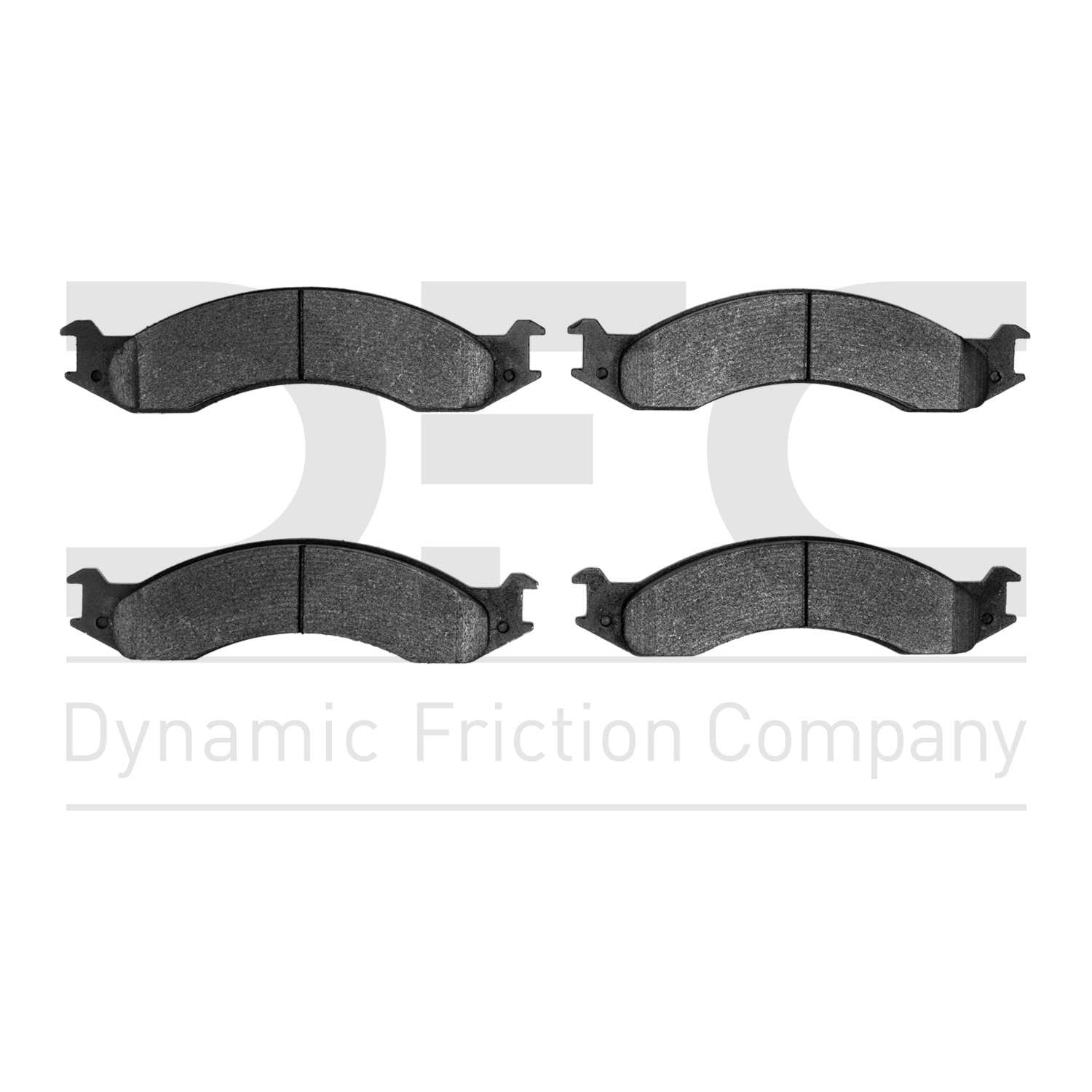 Dynamic Friction Company Disc Brake Pad Set  top view frsport 1214-0557-00