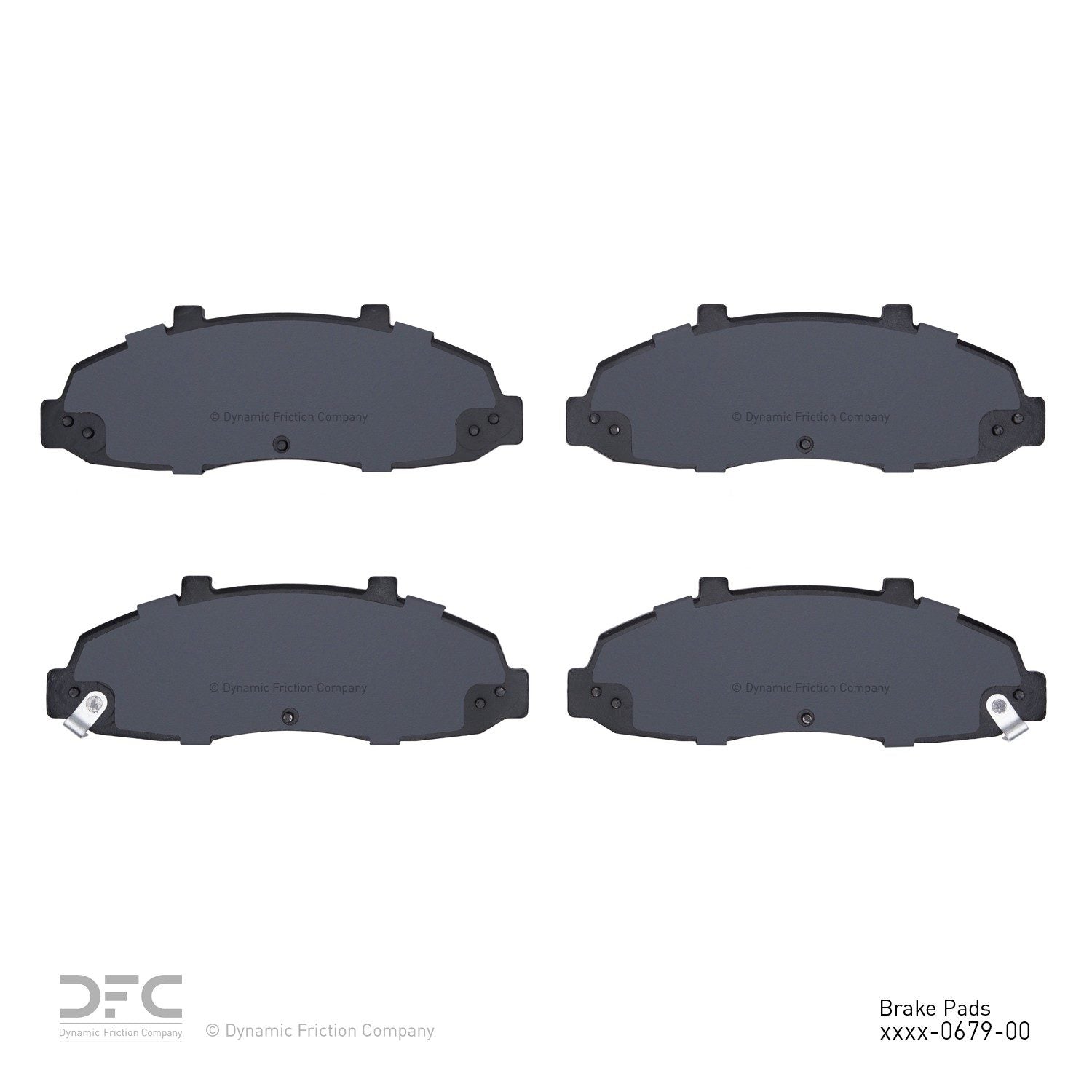 dynamic friction company disc brake pad set  frsport 1214-0679-00