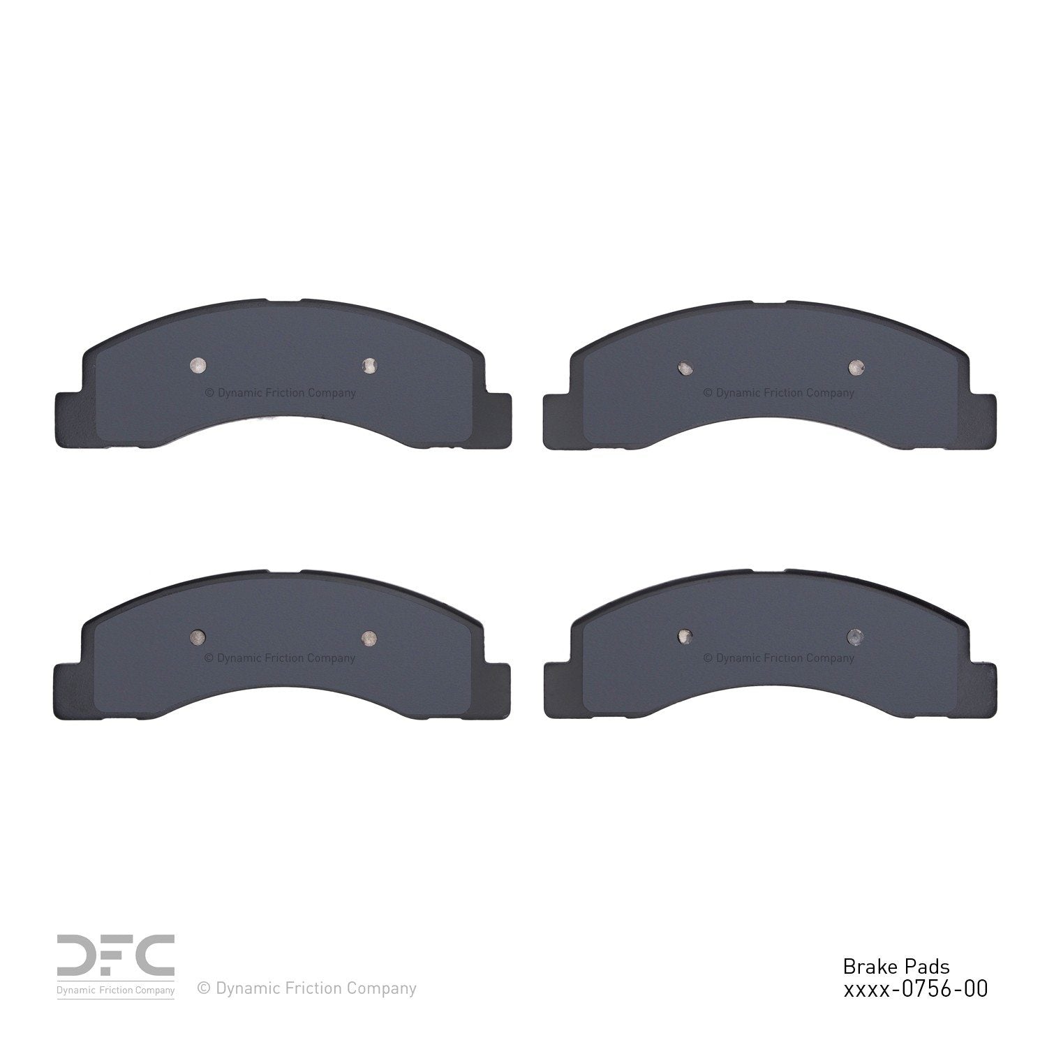 dynamic friction company disc brake pad set  frsport 1214-0756-00