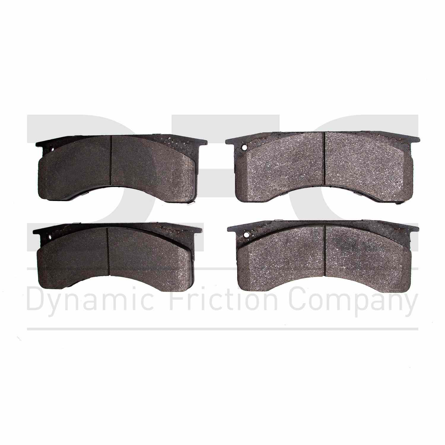 Dynamic Friction Company Disc Brake Pad Set  top view frsport 1214-0769-00