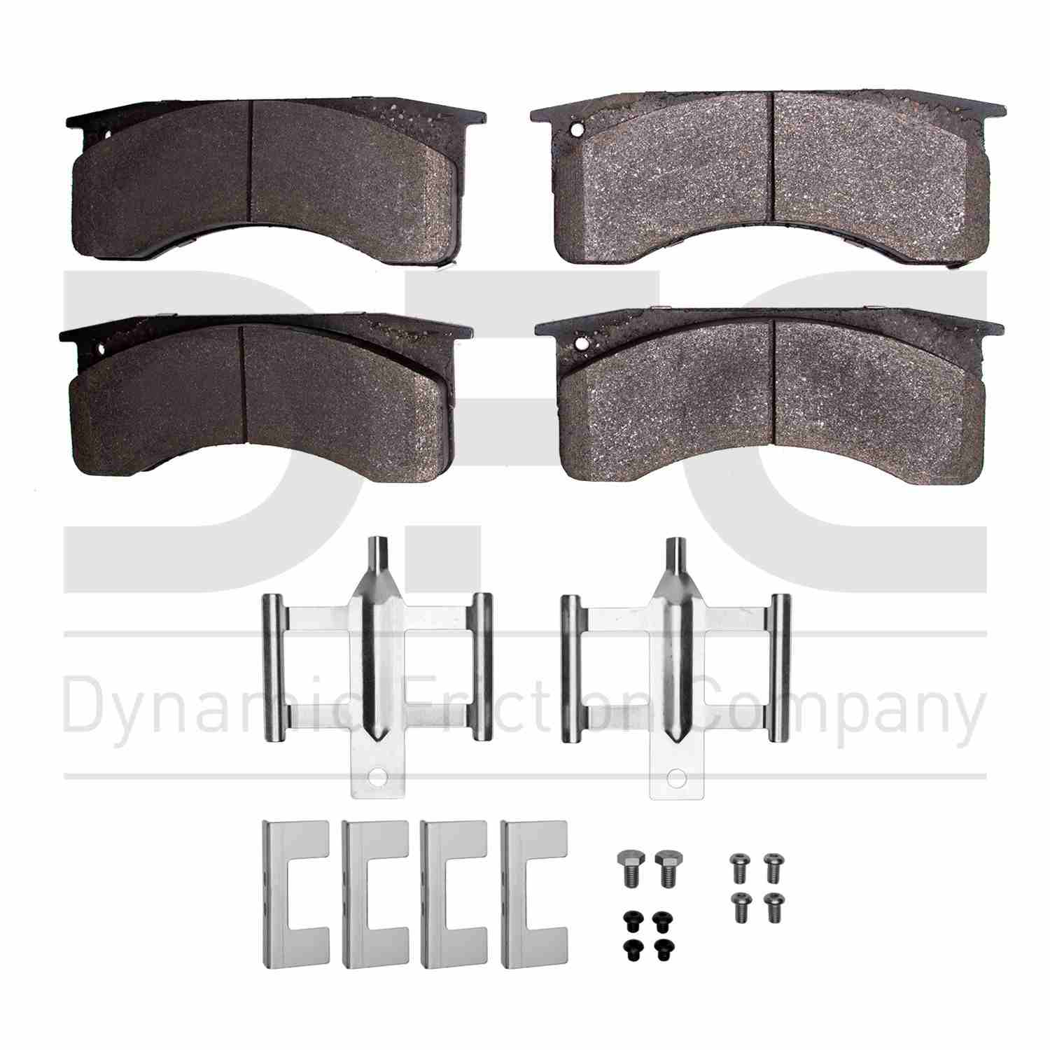 Dynamic Friction Company Disc Brake Pad Set  top view frsport 1214-0769-01