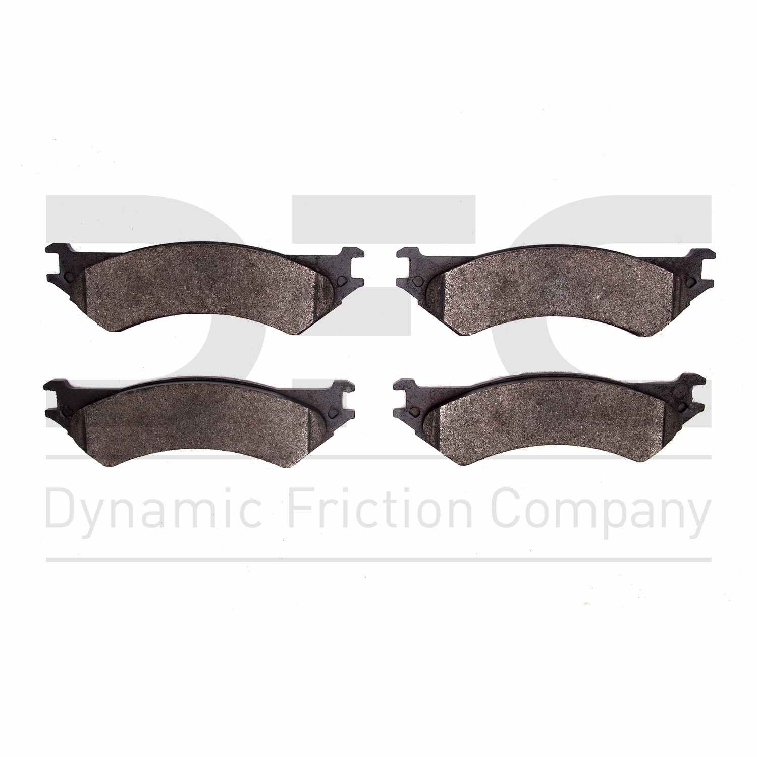 Dynamic Friction Company Disc Brake Pad Set  top view frsport 1214-0802-00