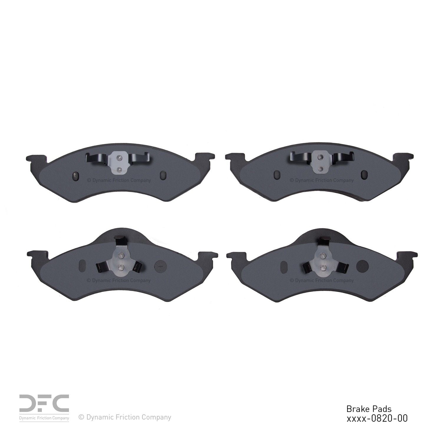 dynamic friction company disc brake pad set  frsport 1214-0820-00