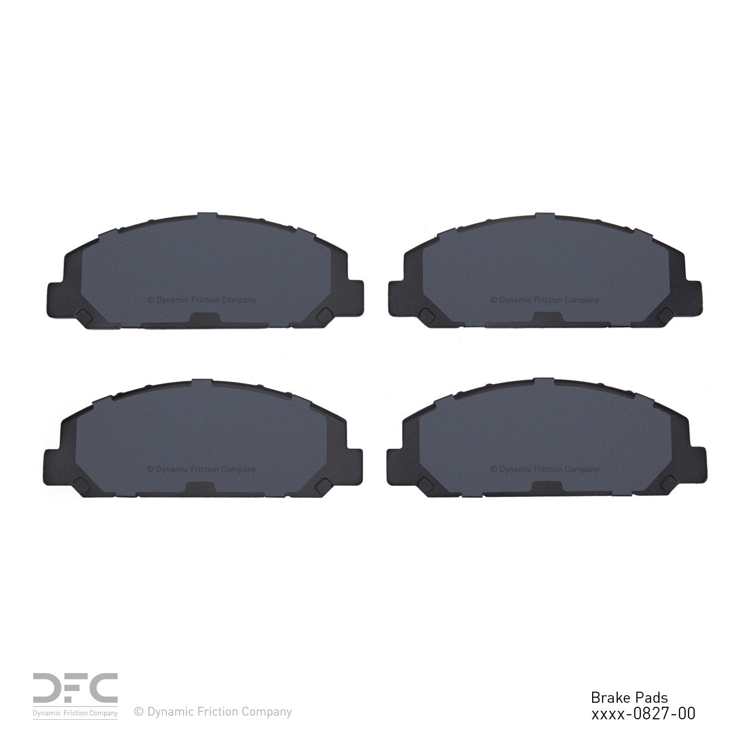 dynamic friction company disc brake pad set  frsport 1214-0827-00