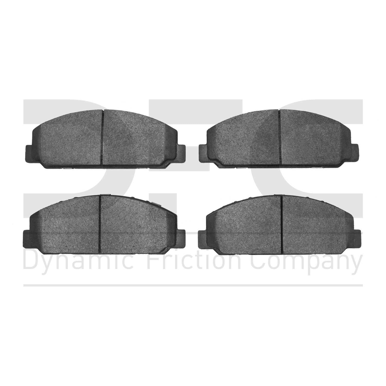 Dynamic Friction Company Disc Brake Pad Set  top view frsport 1214-0827-00