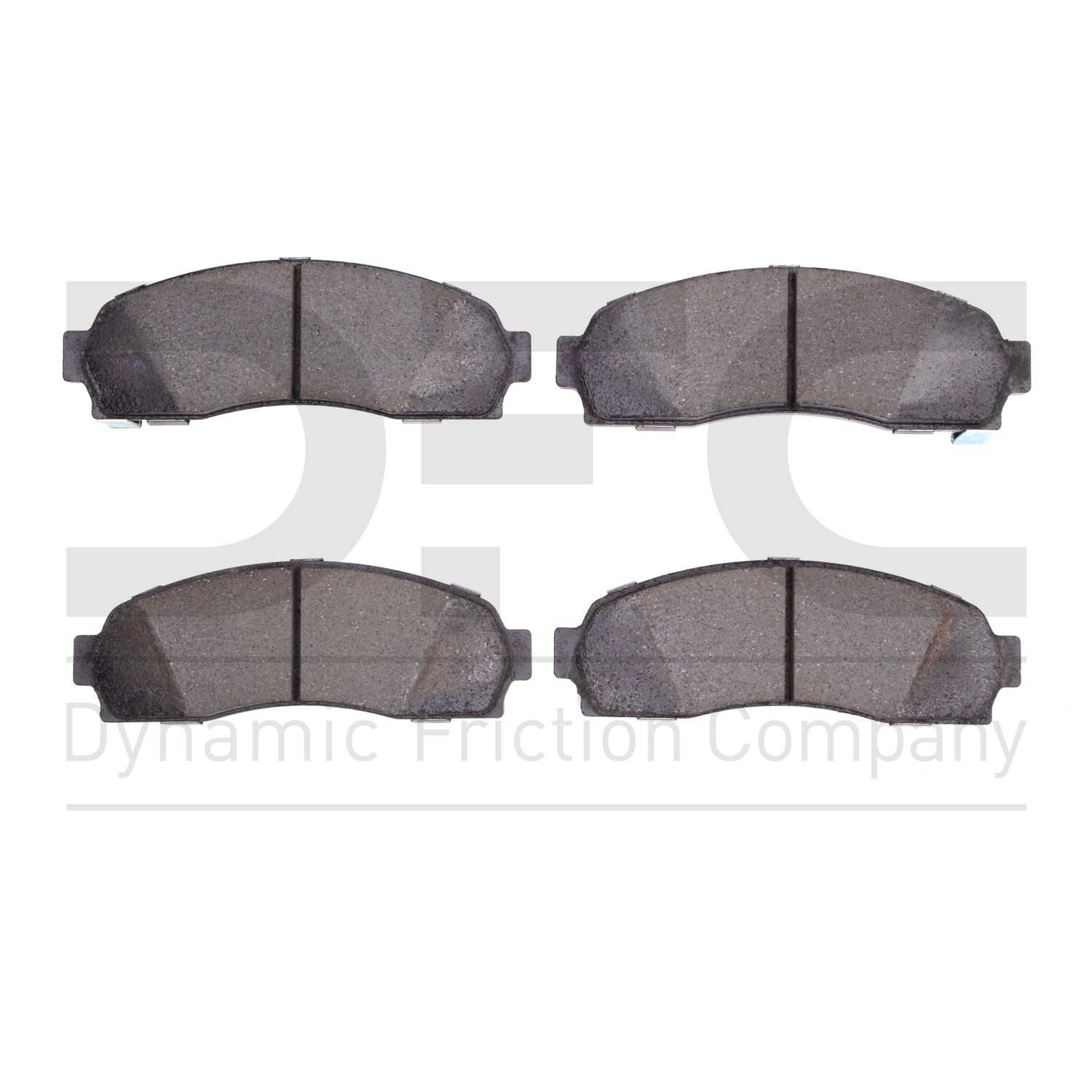 Dynamic Friction Company Disc Brake Pad Set  top view frsport 1214-0833-00