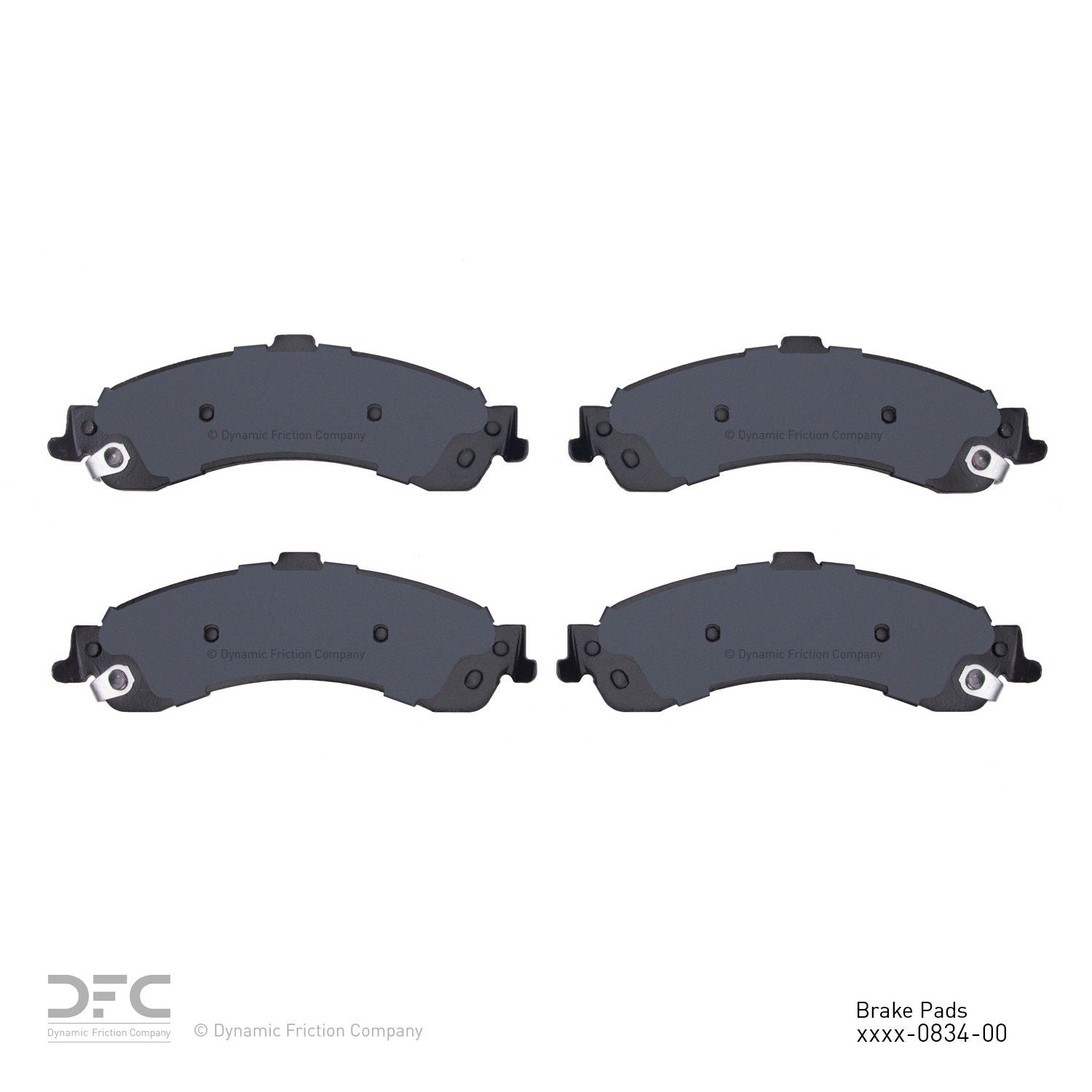 dynamic friction company disc brake pad set  frsport 1214-0834-00