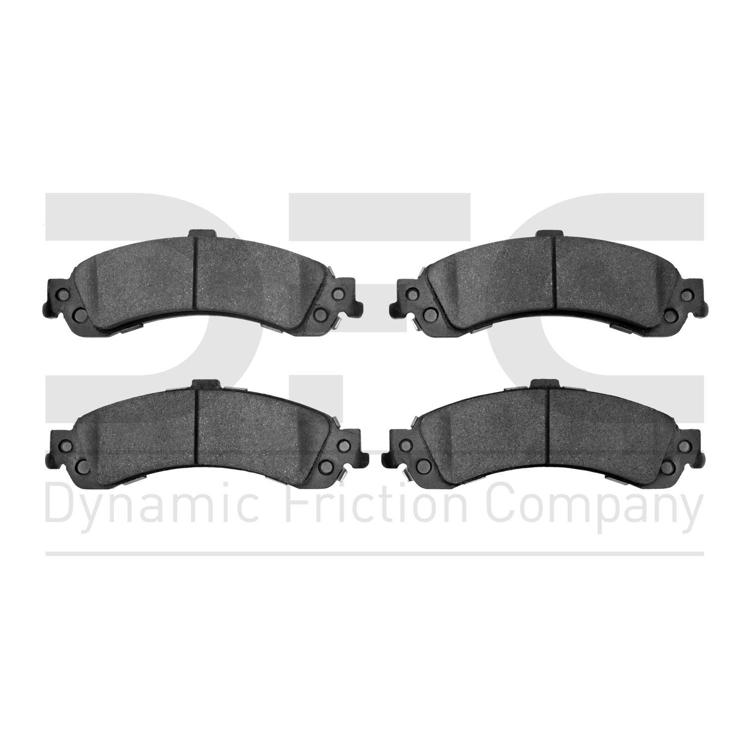 Dynamic Friction Company Disc Brake Pad Set  top view frsport 1214-0834-00