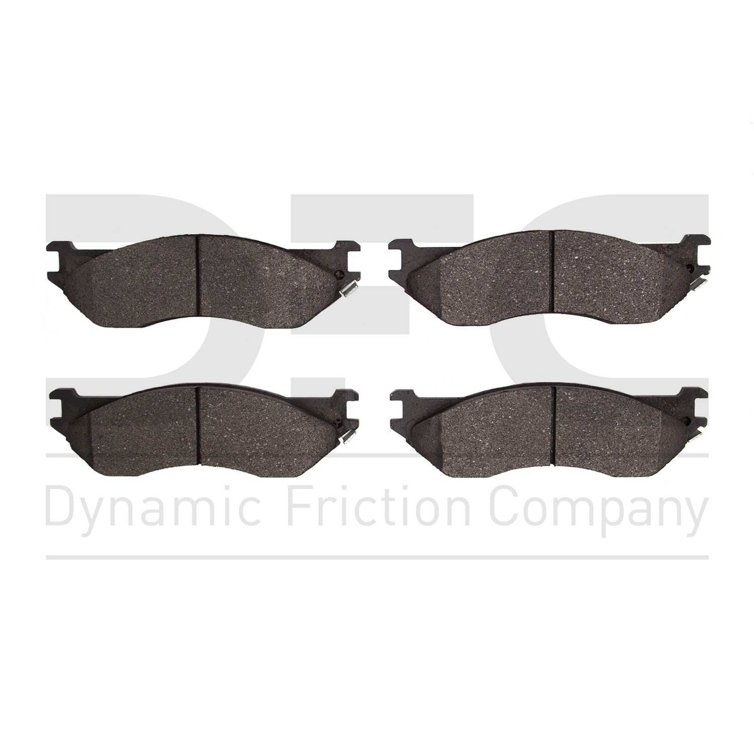 Dynamic Friction Company Disc Brake Pad Set  top view frsport 1214-0897-00