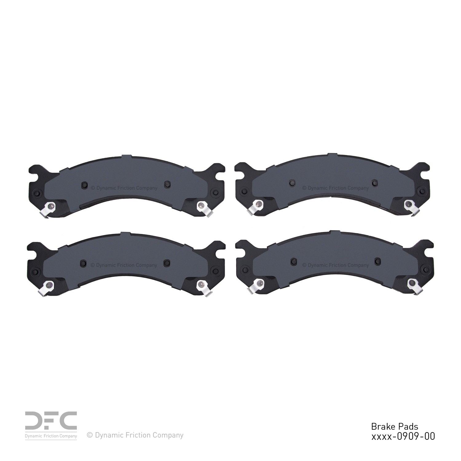 dynamic friction company disc brake pad set  frsport 1214-0909-00