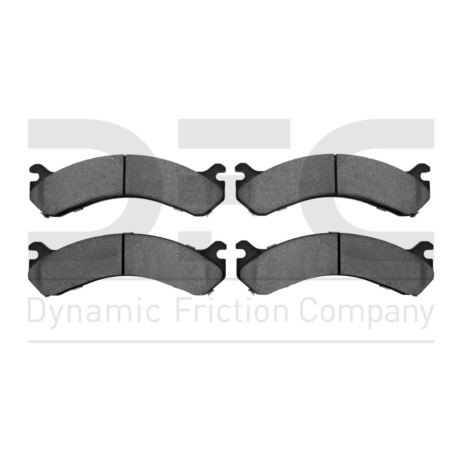 Dynamic Friction Company Disc Brake Pad Set  top view frsport 1214-0909-00